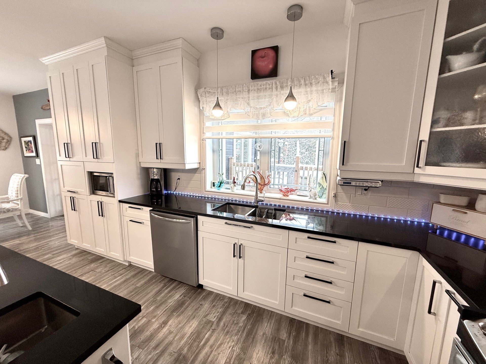 A lot of cabinets