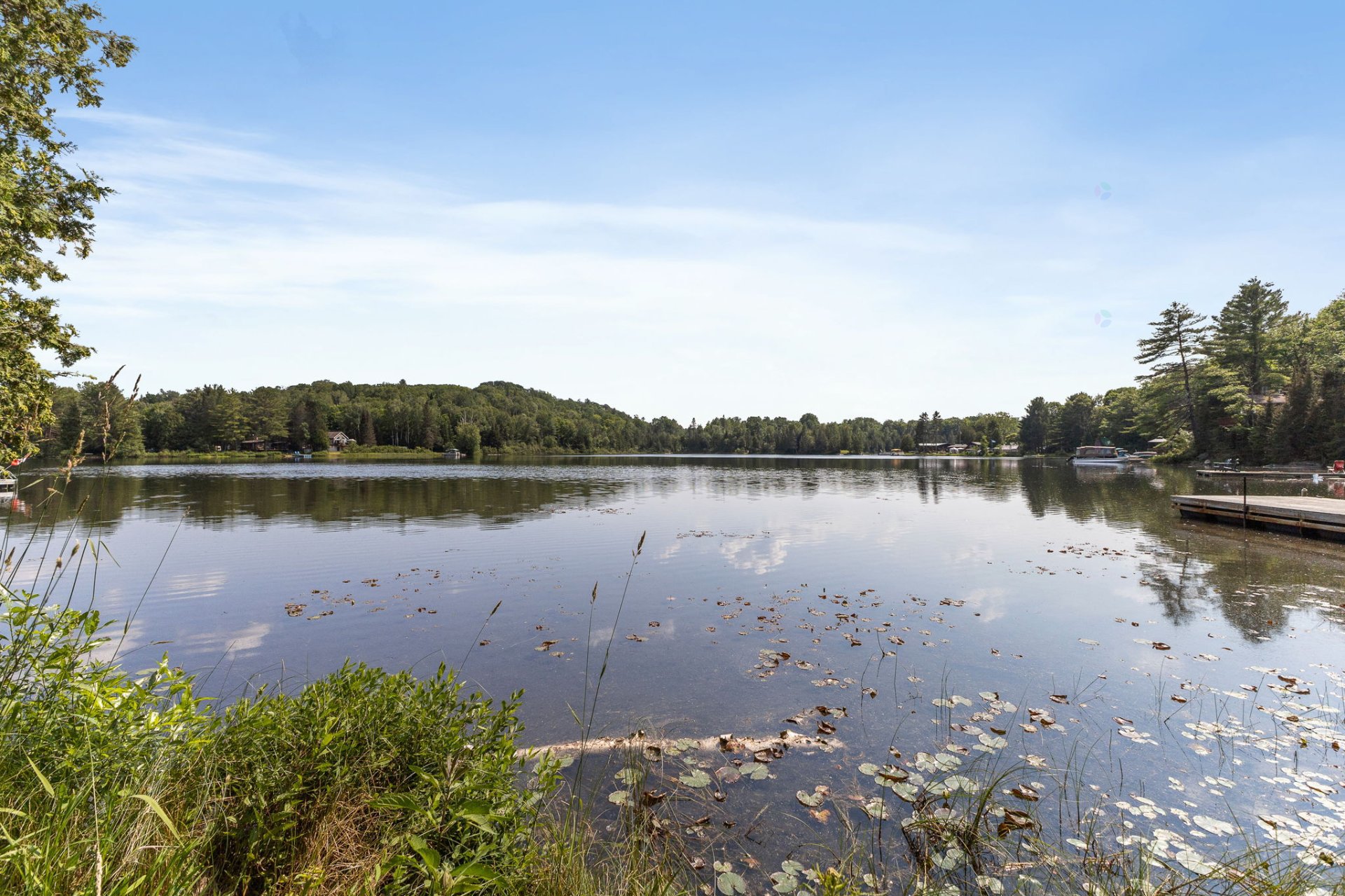 Accès au plan d'eau