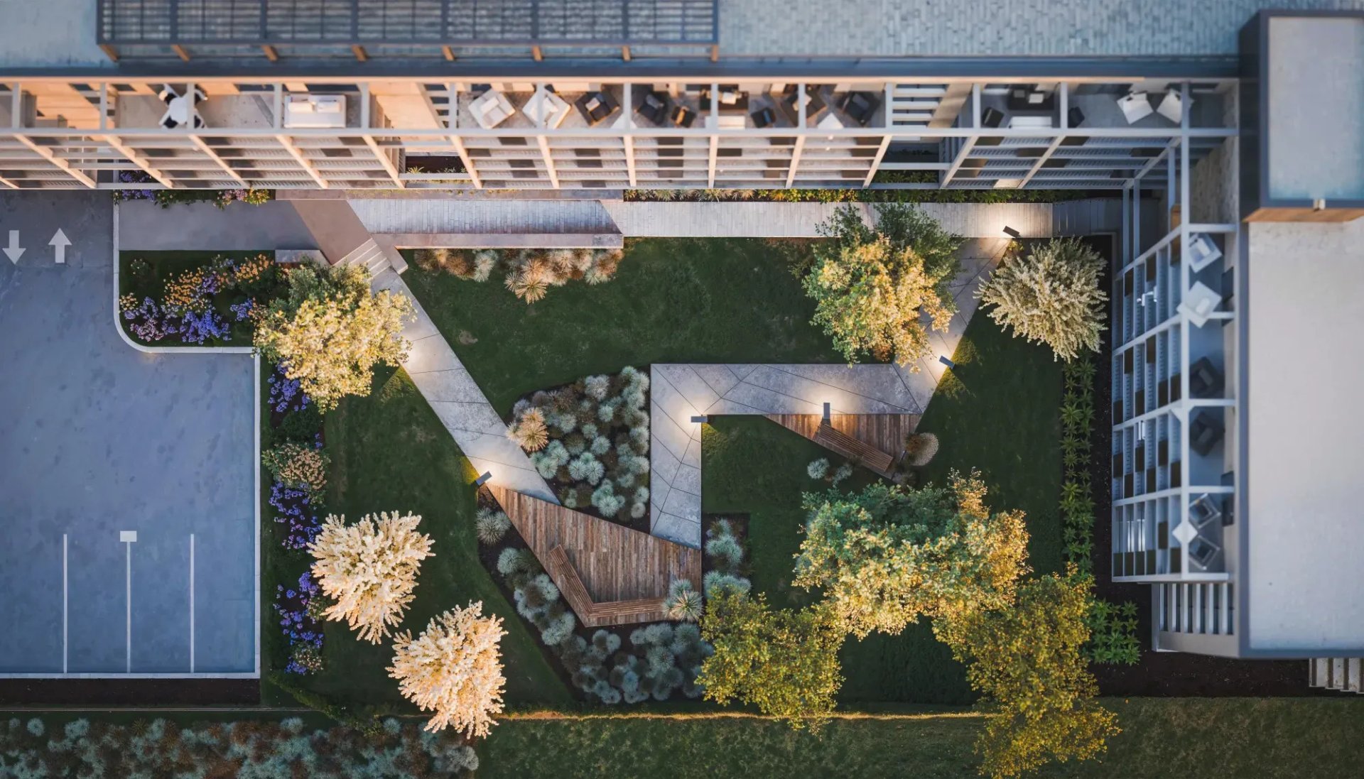 Autre - Cours extérieur aménagée