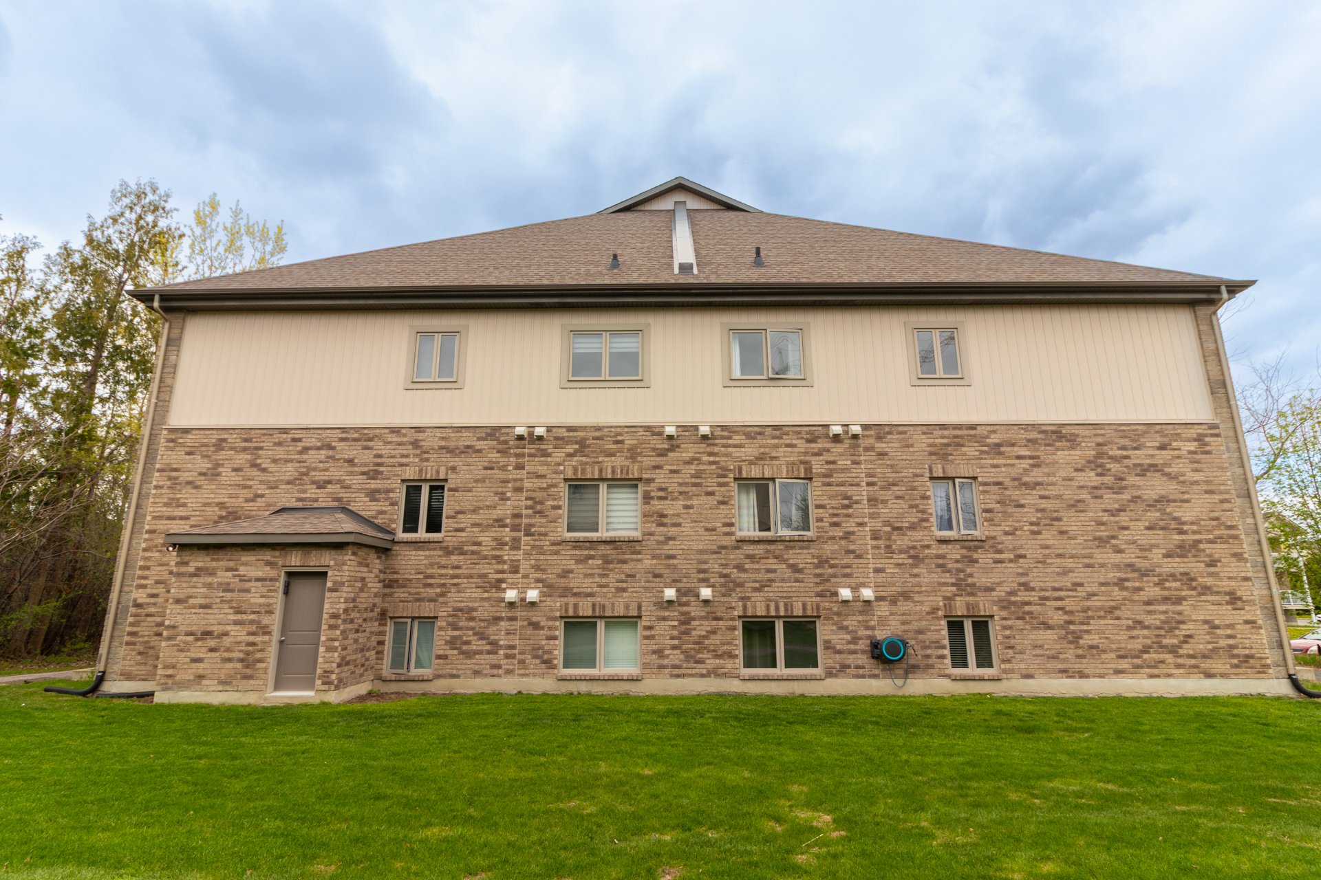 Back facade