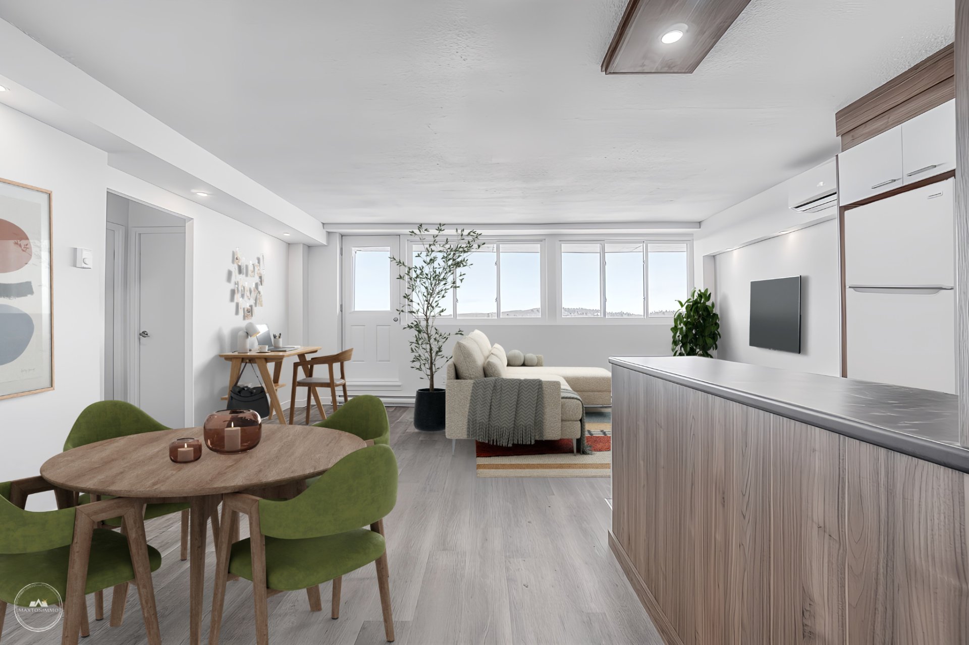 Vue d'ensemble - Photos mises en scène virtuellement.