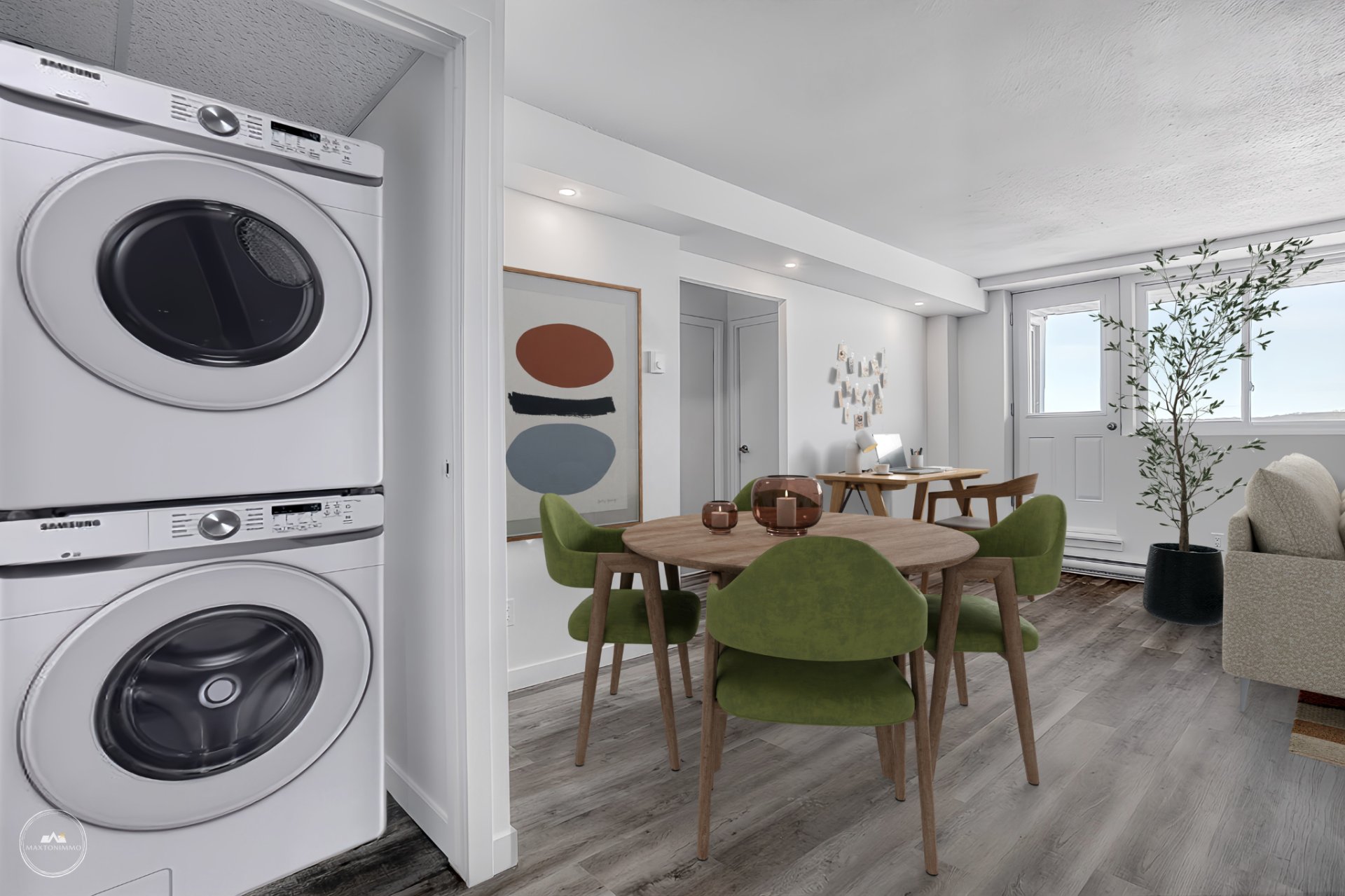 Salle à manger - Photos mises en scène virtuellement.