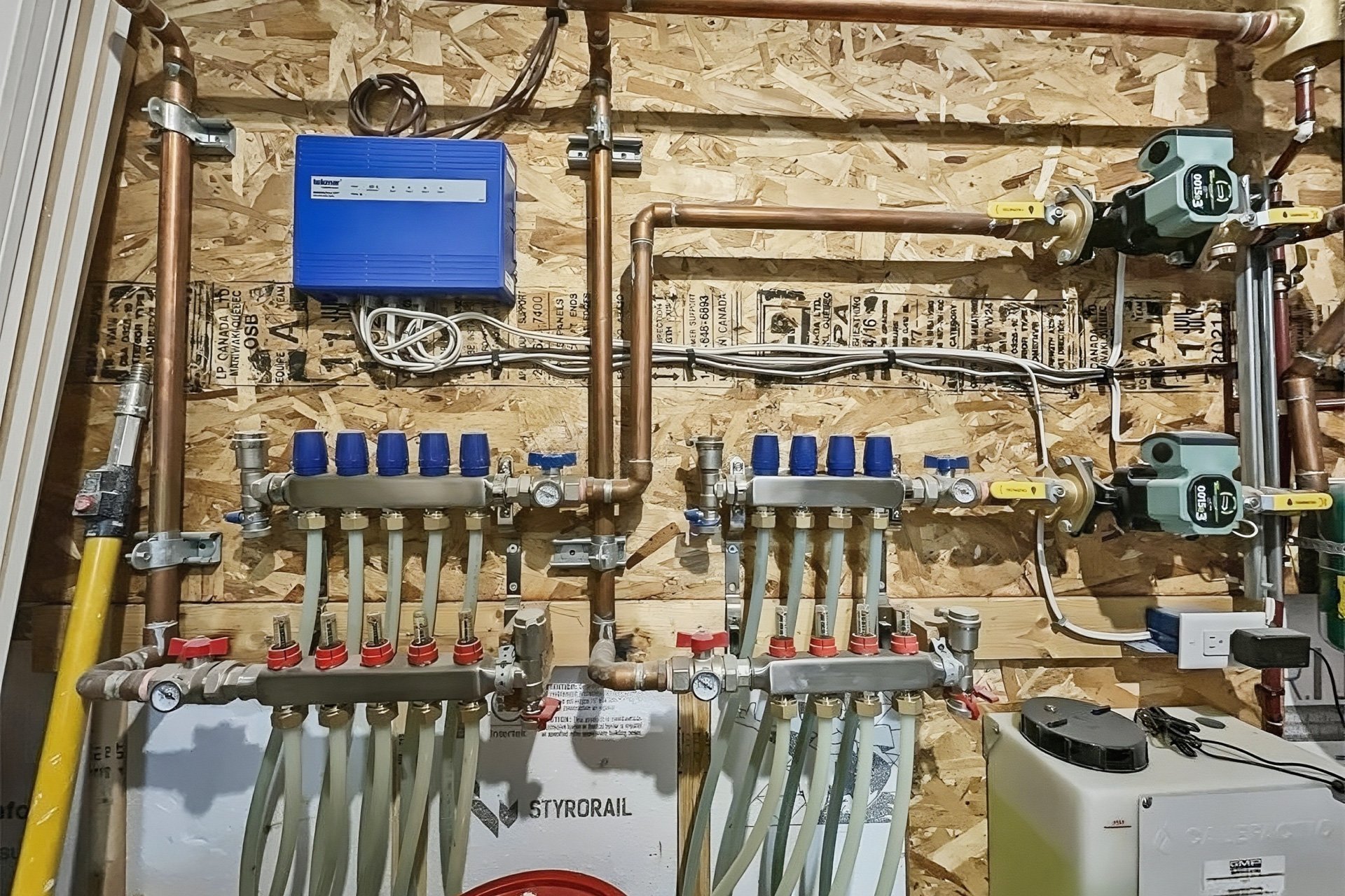 Autre - installation chauffage radiant au glycol.