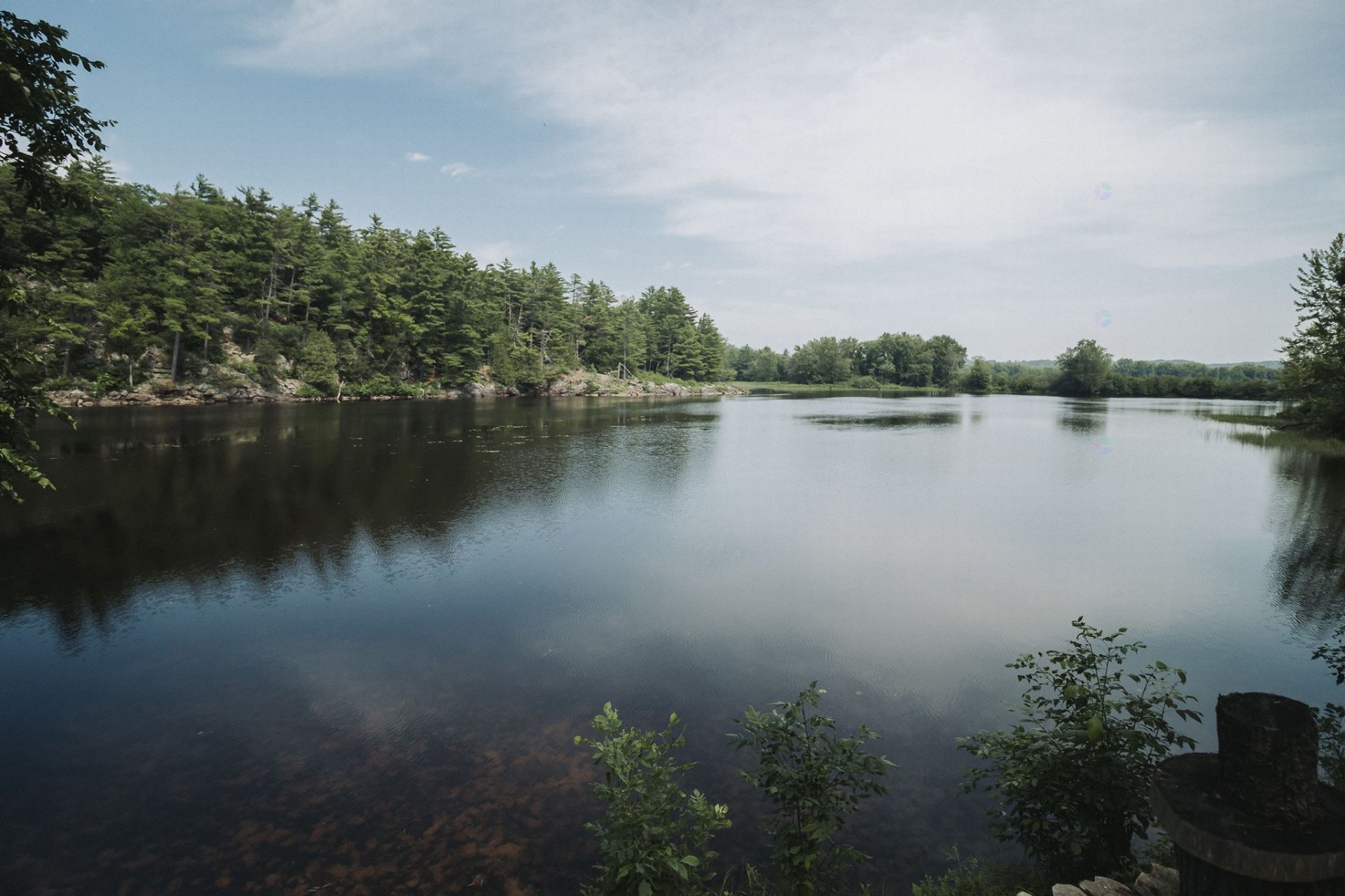 Vue sur l'eau