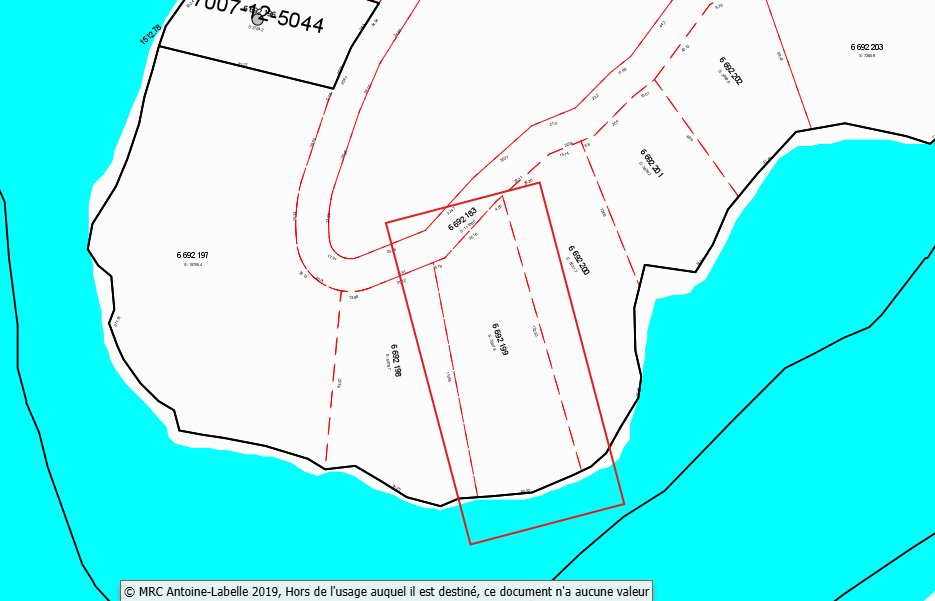 Plan (croquis) - cadastre