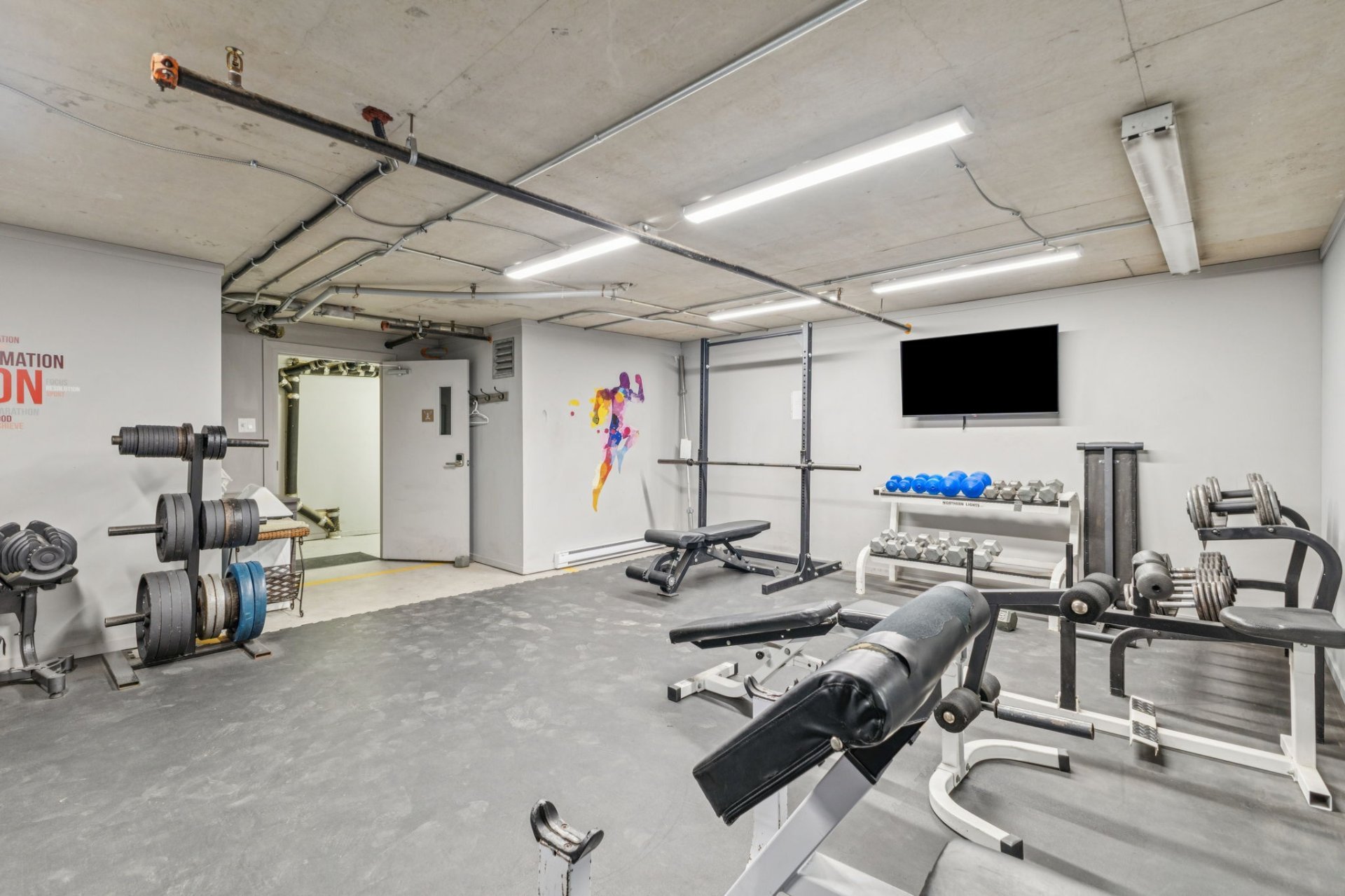 Salle d'exercice