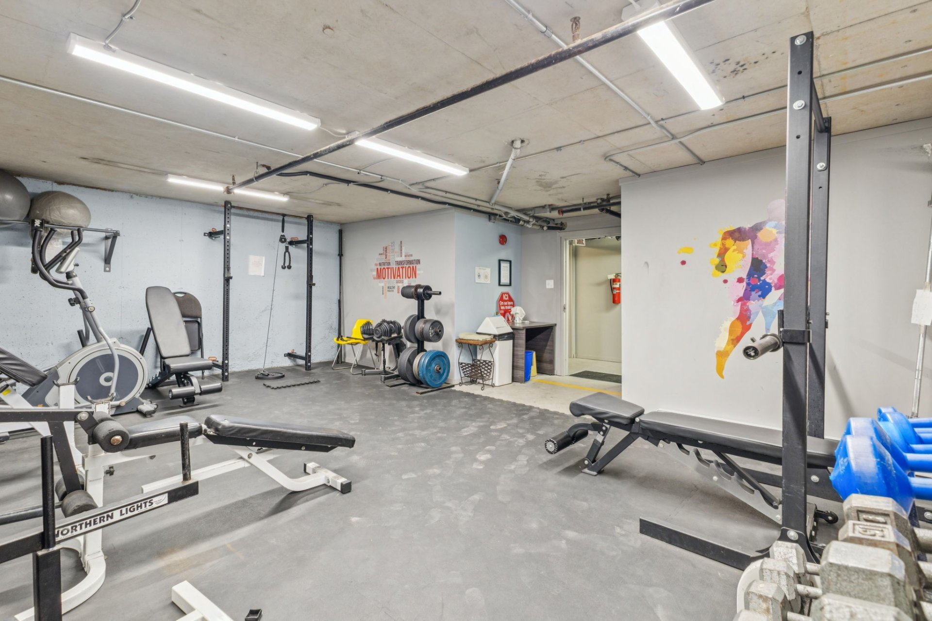 Salle d'exercice