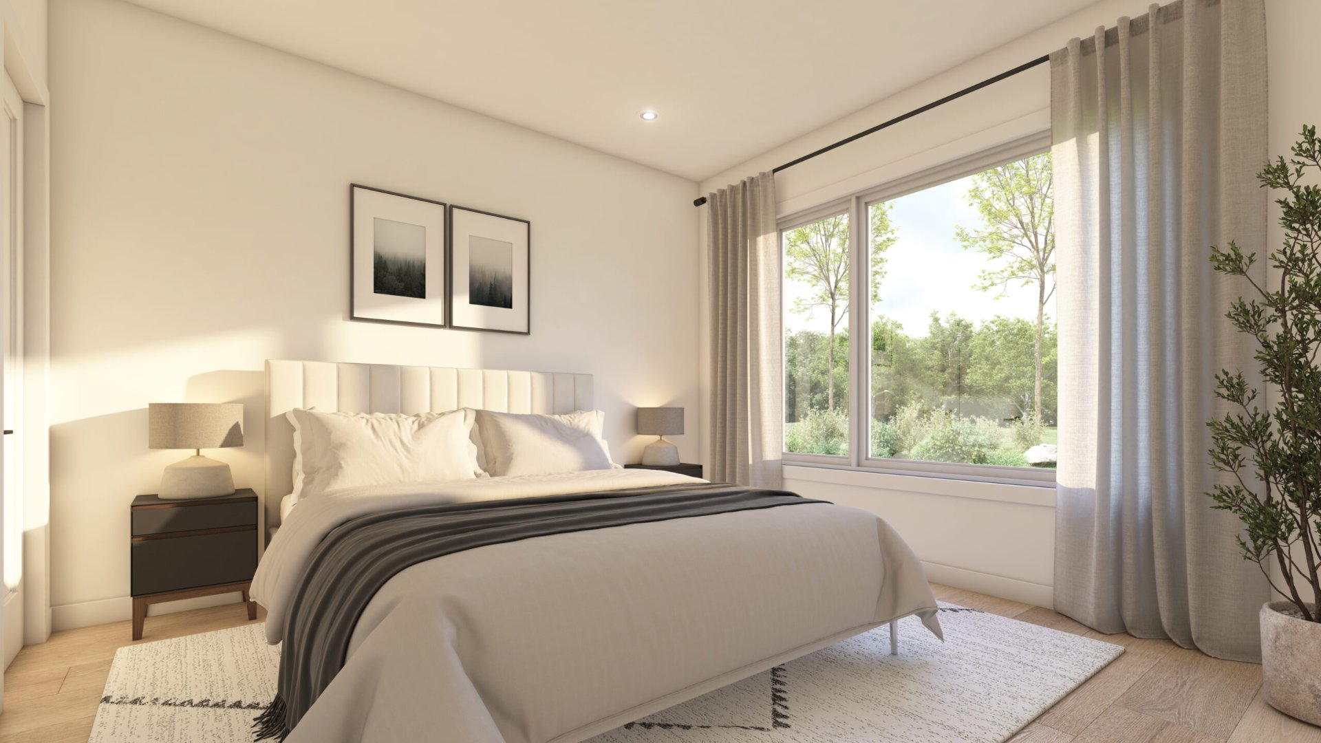 Chambre à coucher principale - logis additionnelle