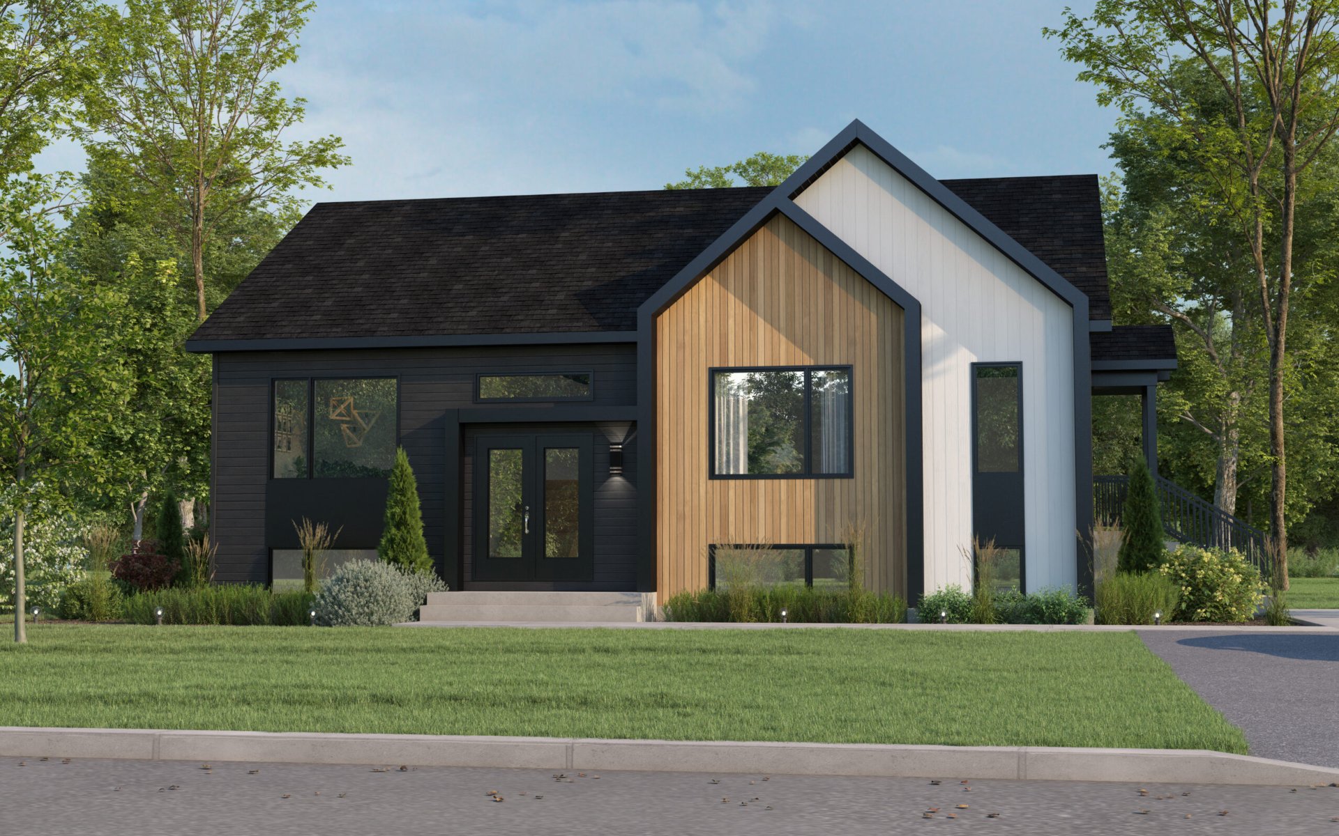 Façade - entrée logis principale