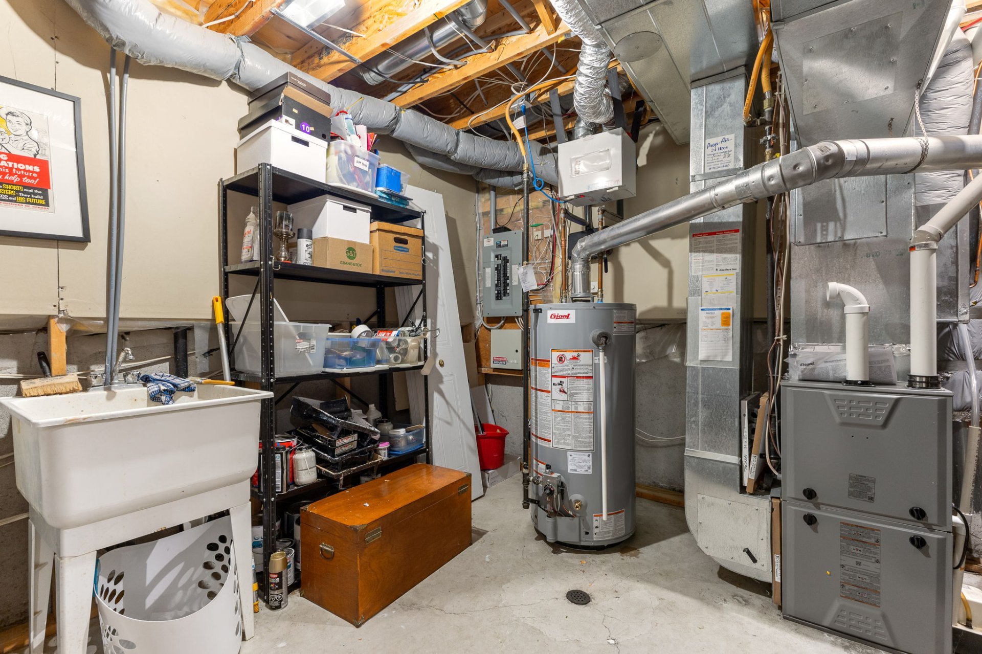 Salle des machines