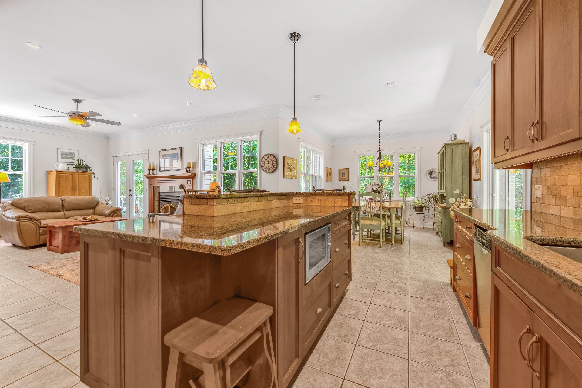 Wooden cabinets crafted by a cabinetmaker