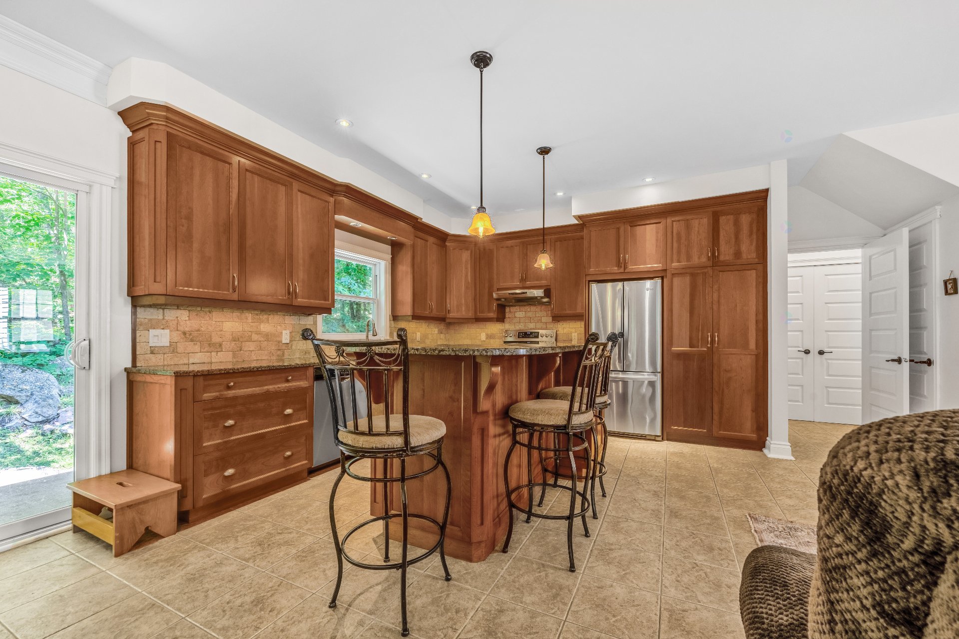 Wooden cabinets crafted by a cabinetmaker