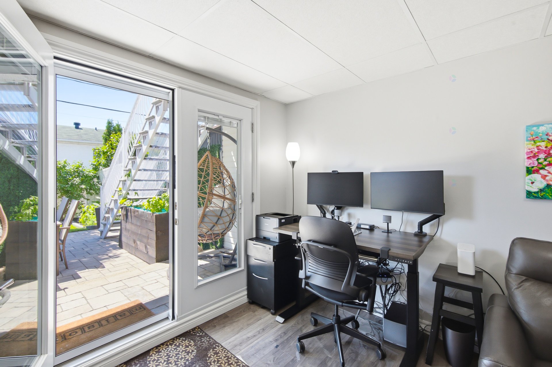 espace bureau sous-sol