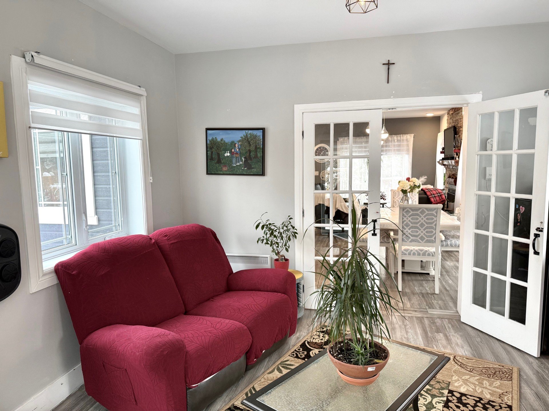 Family room - French doors
