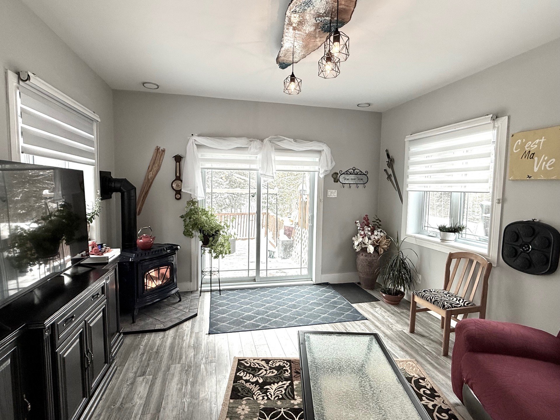 Family room - Many windows