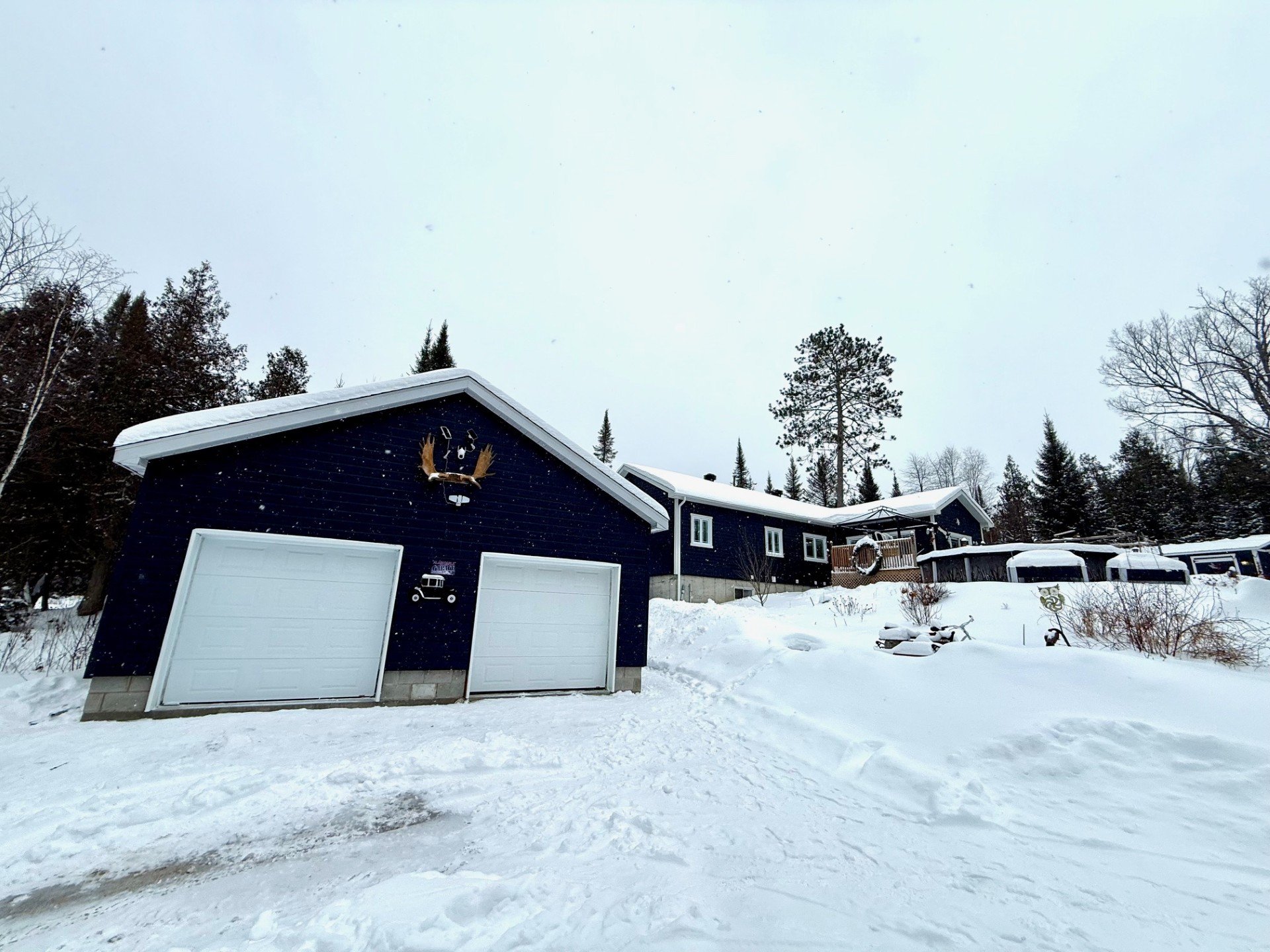 Garage - 24x30 with wood stove