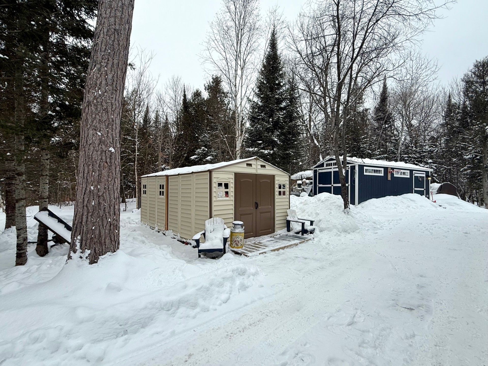 Shed - Large double PVC shed