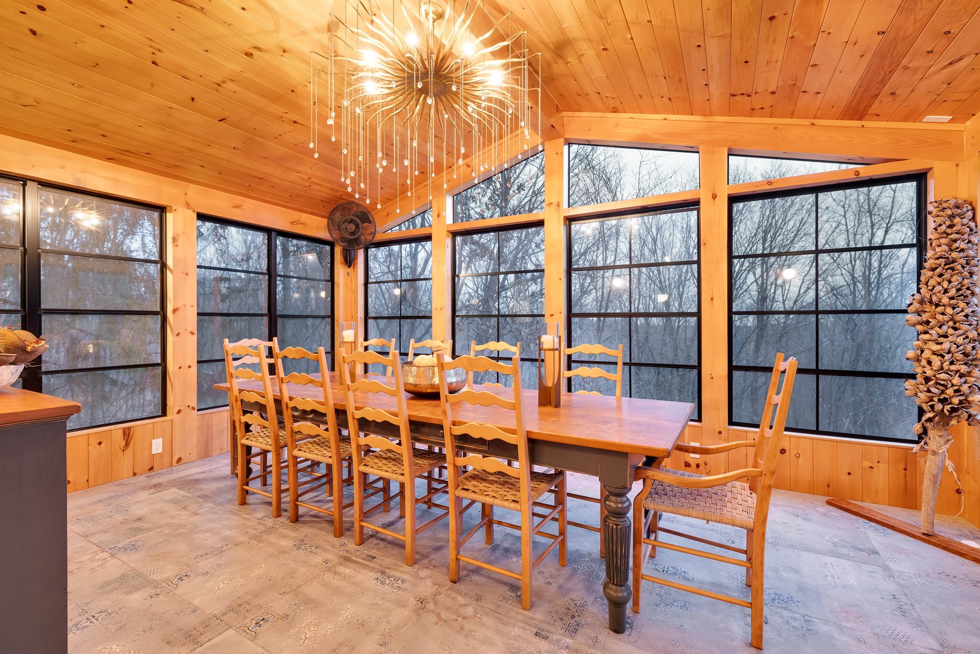 Salle à manger - Sur la véranda