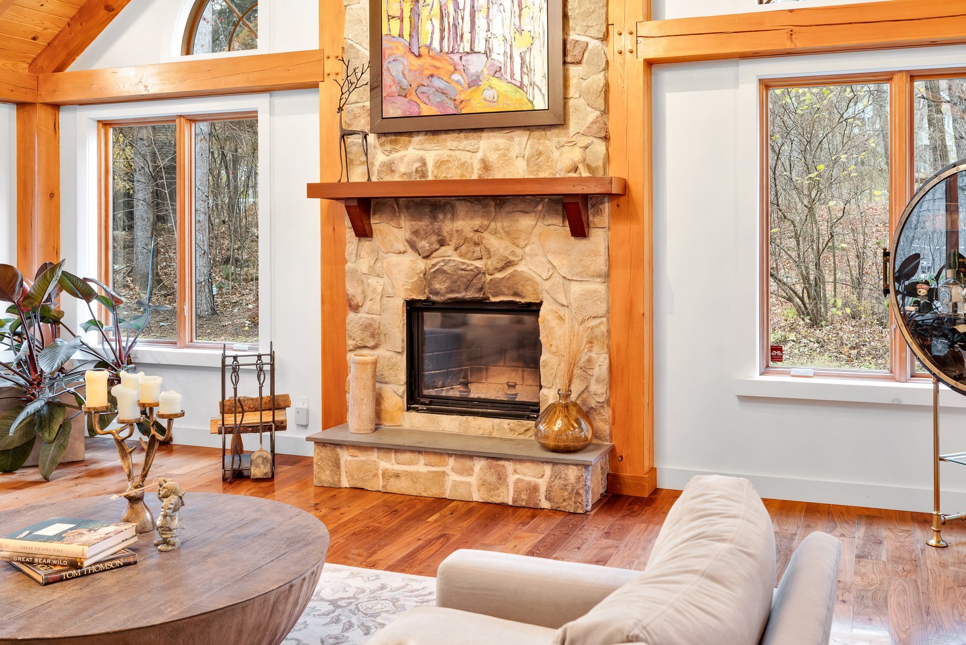 Salon - Foyer au bois