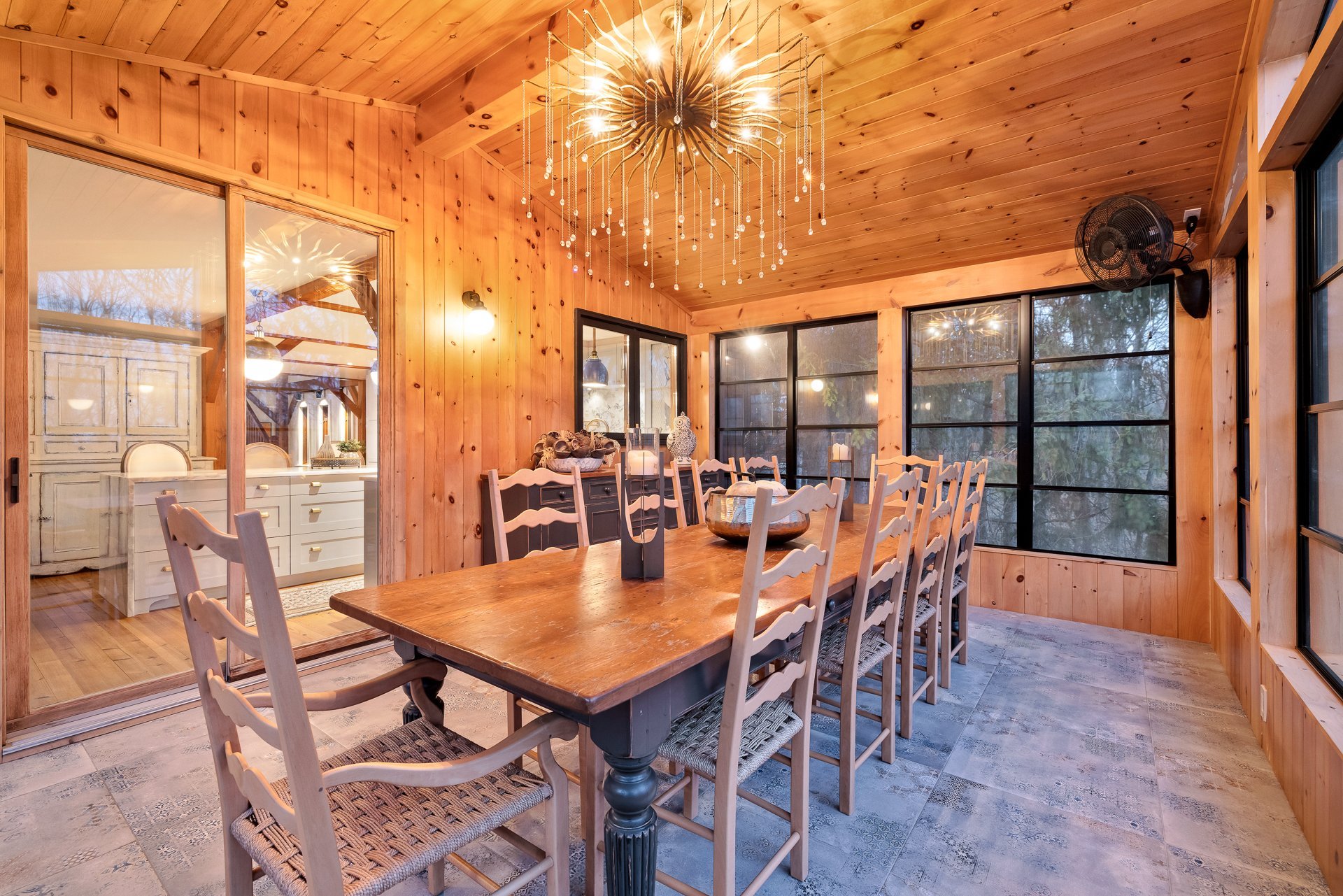 Salle à manger - Sur la véranda