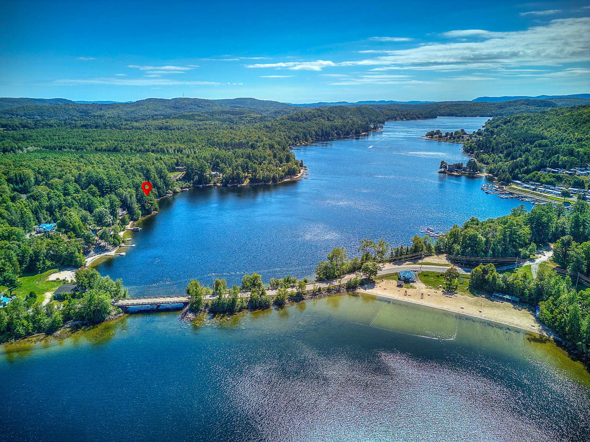 Vue sur l'eau