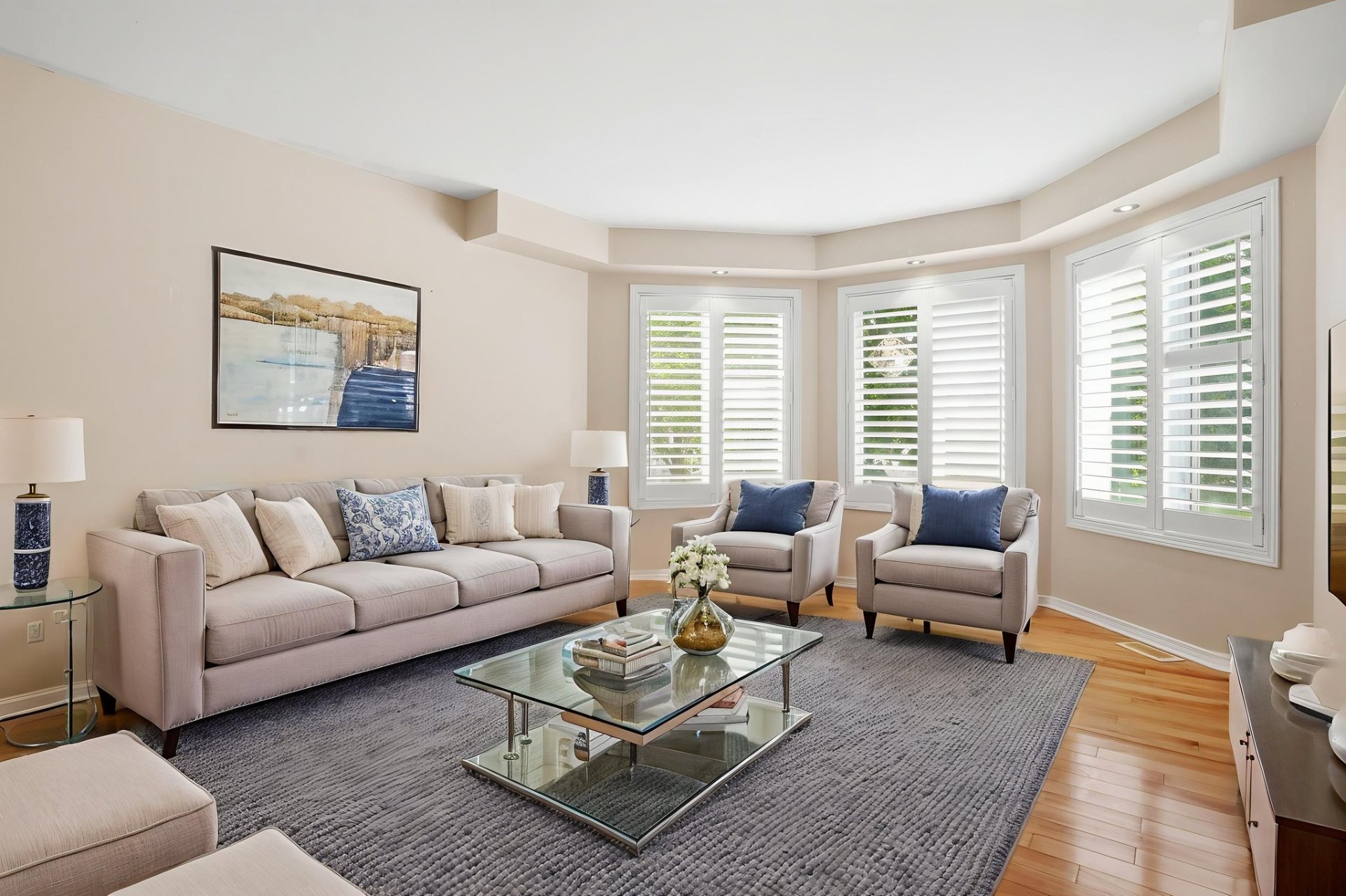 Salon - Home staging virtuel
