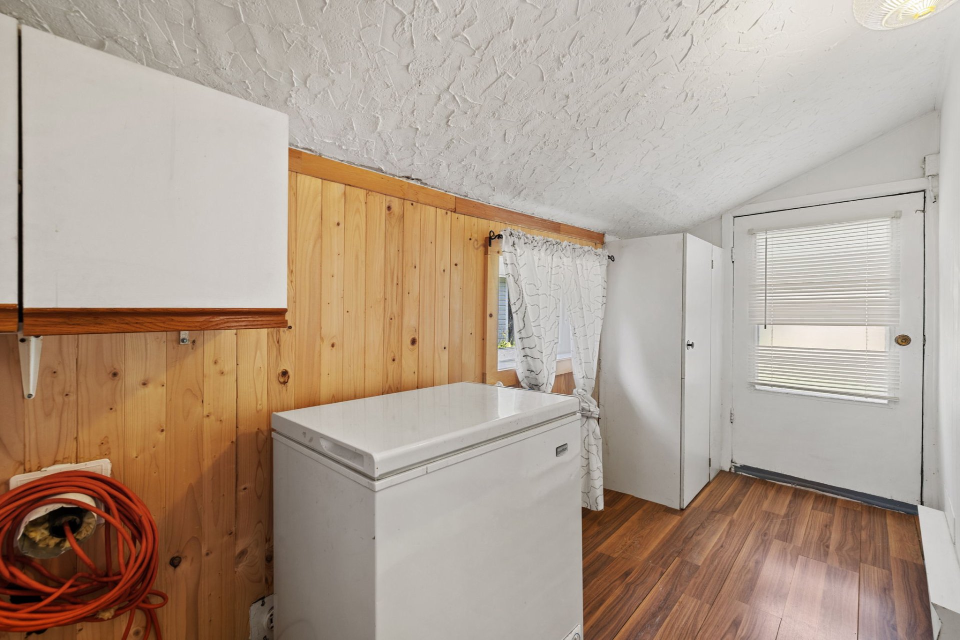 Rear entrance/storage