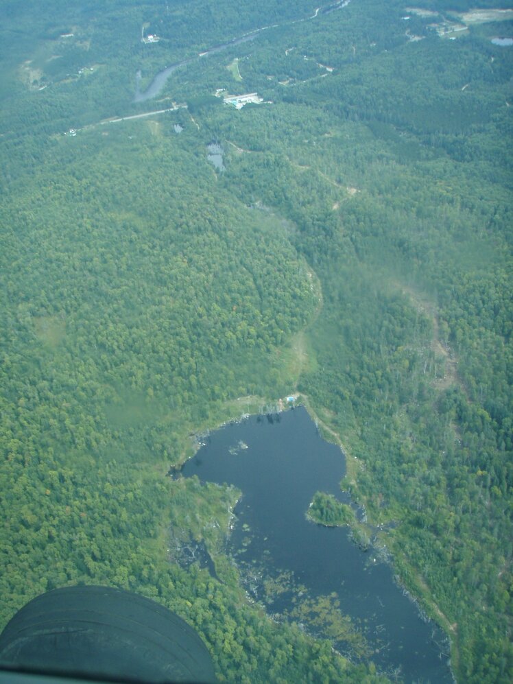Photo aérienne - Lac Privé