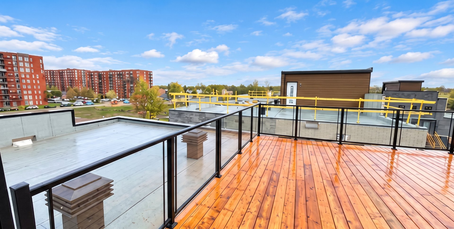Terrasse privée sur le toit