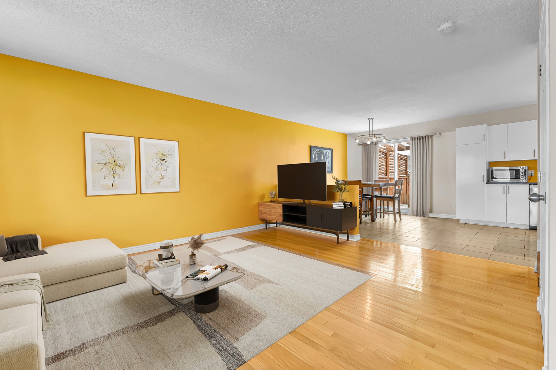 Living room - Virtual staging