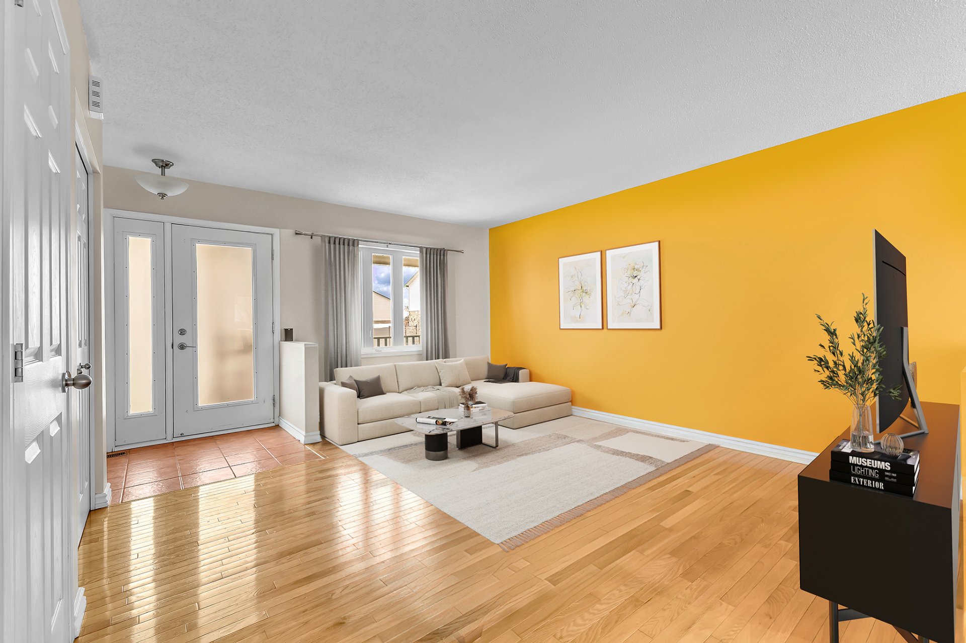 Living room - Virtual staging