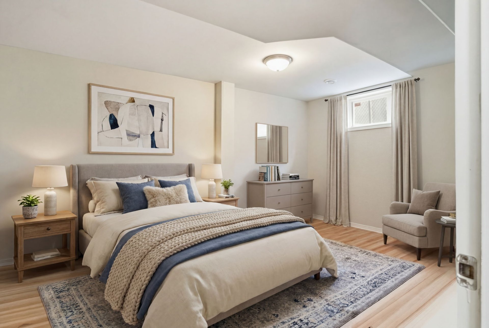 Chambre à coucher - Logement intergénérationnel