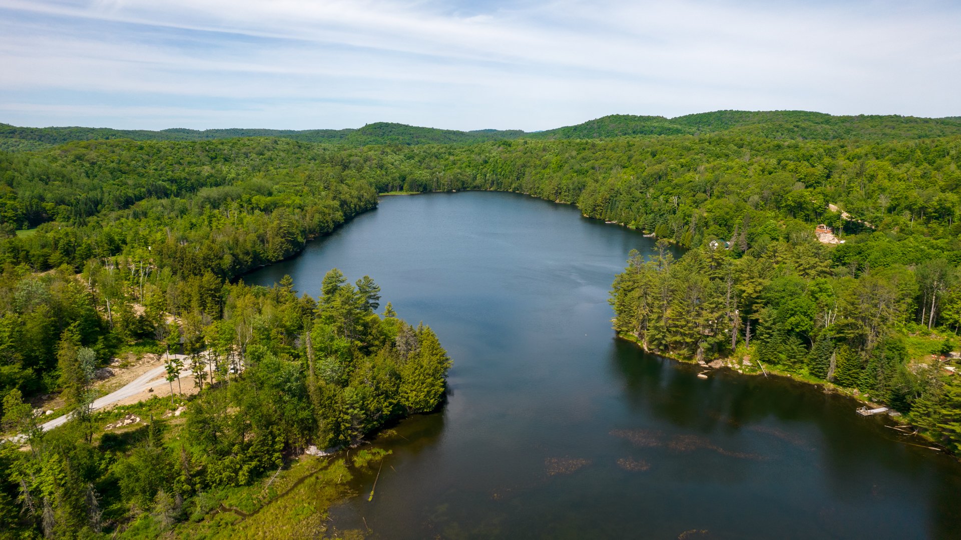Magnificent Lake Farrand, a 1.5km protected lake.