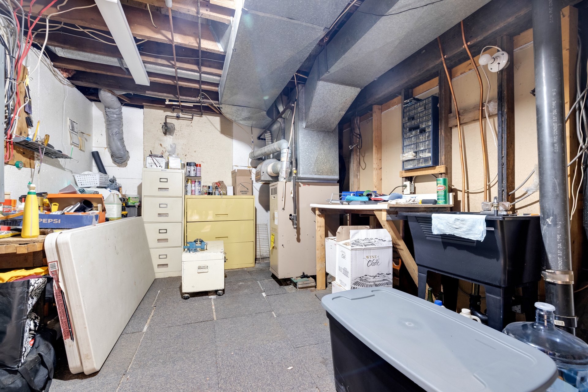 Workshop and Storage Room