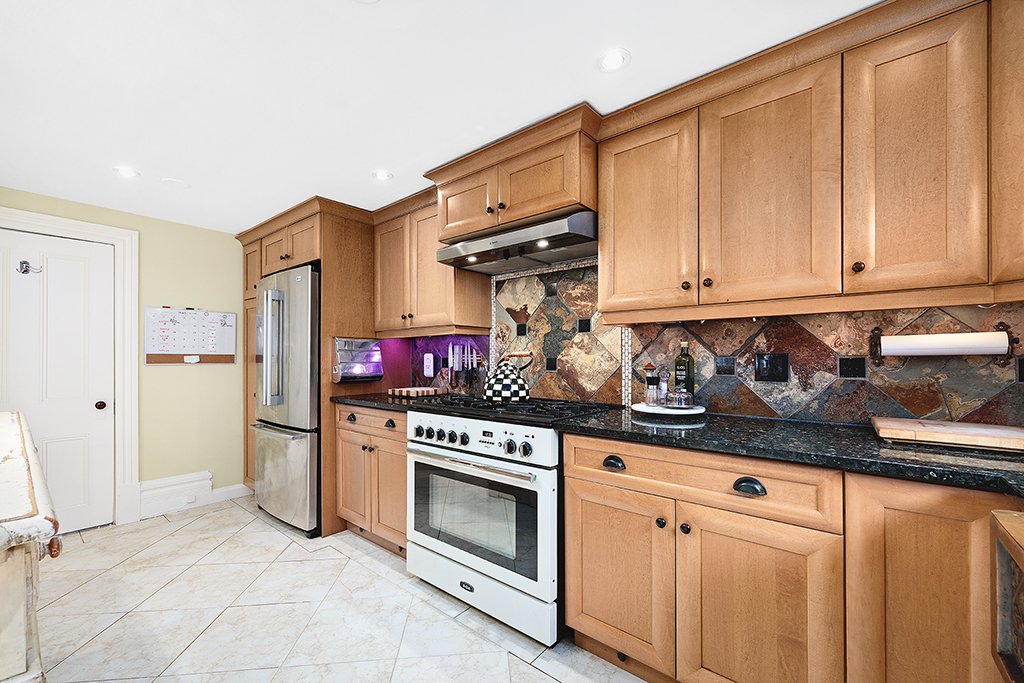 Cuisine - Plancher chauffant et foyer au bois