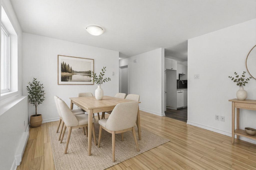 Salle à manger - Photo staging virtuelle