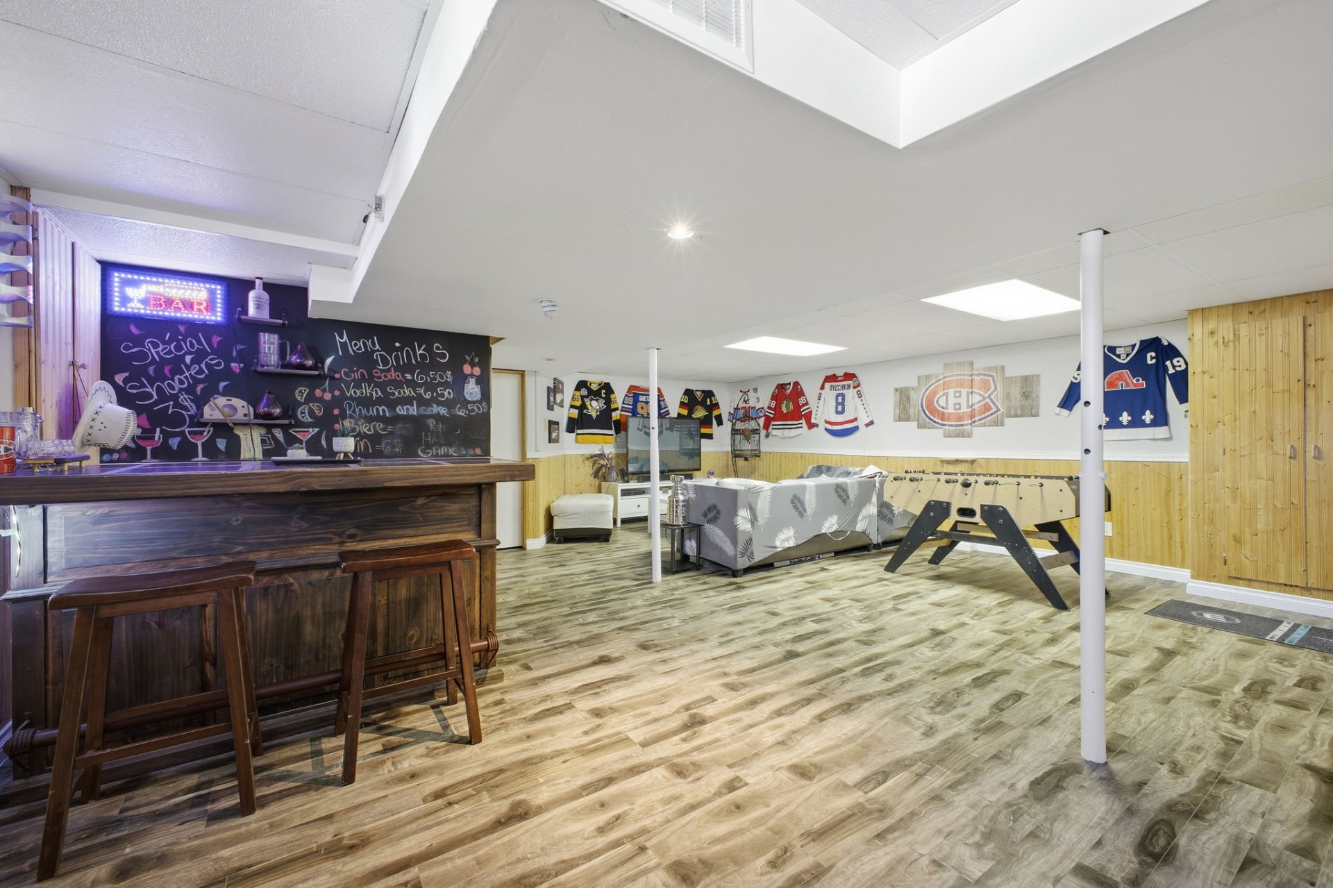 Salle familiale - sous-sol