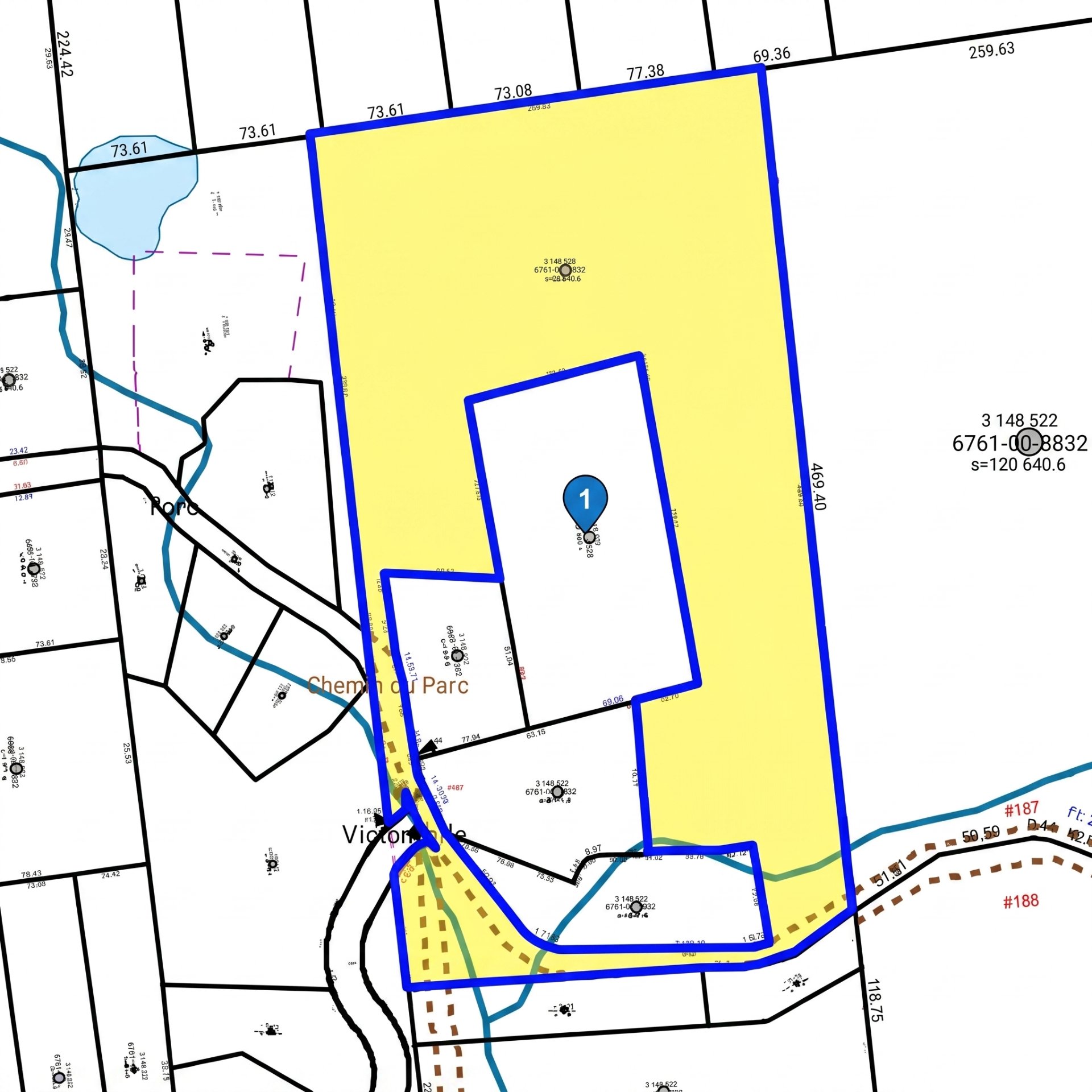 Overall View - Highlighted in yellow