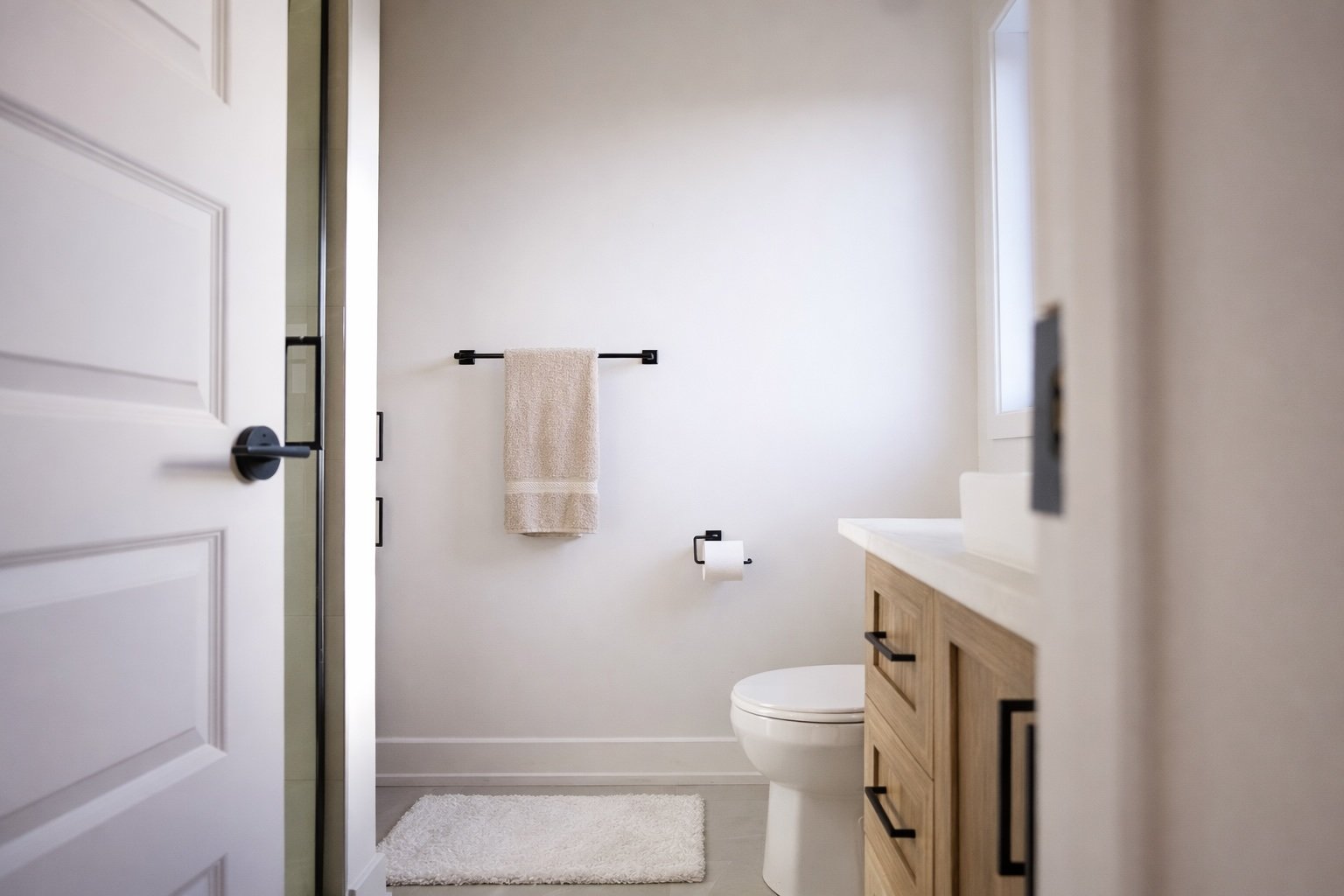 Salle de bains attenante à la CCP - Photos stager virtuellement, pour visuel seulement