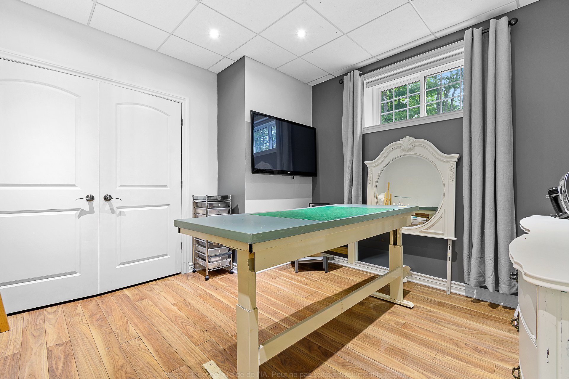 Sewing room