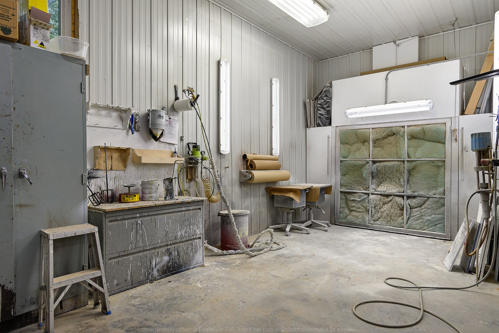 Spray booth