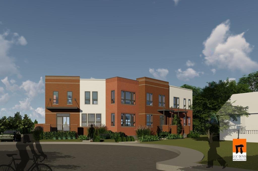 Drawing (sketch) - Project Rouleau / Bisson frontage view
