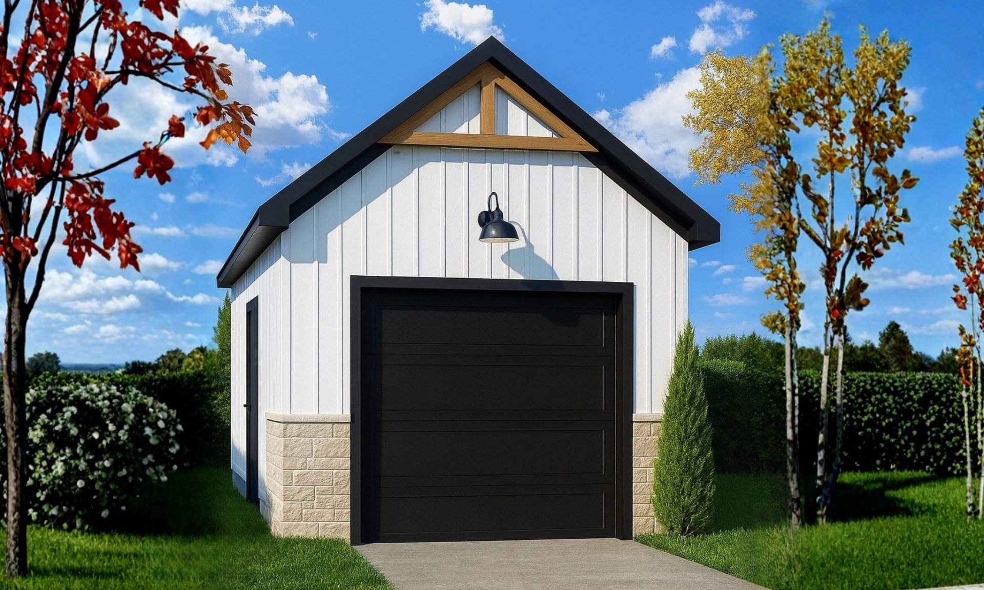 Garage - À construire (à titre indicatif seulement)