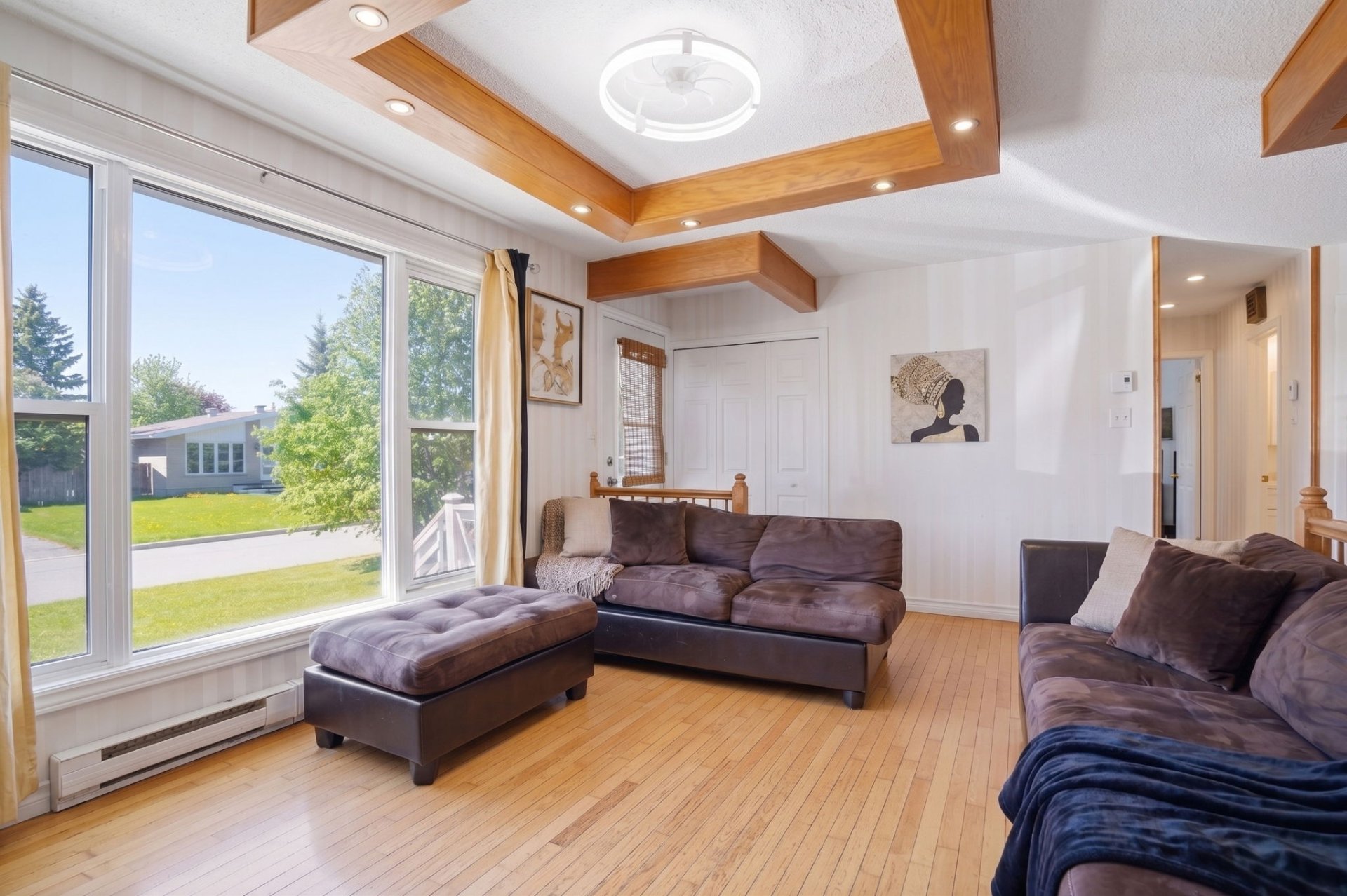 Salon - photo mise en valeur par home staging virtuel
