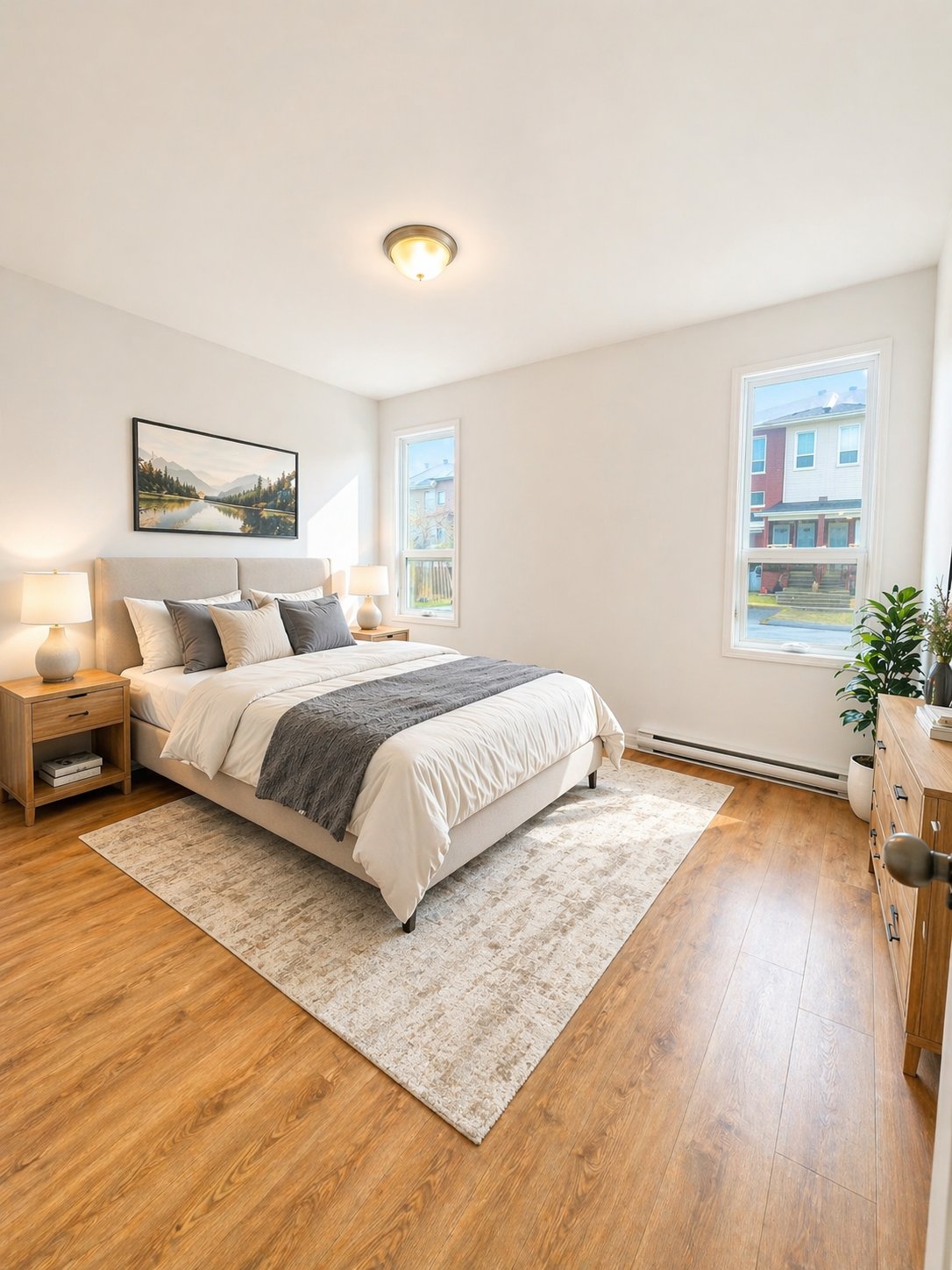 Master bedroom - Virtually staged for visual purposes only.