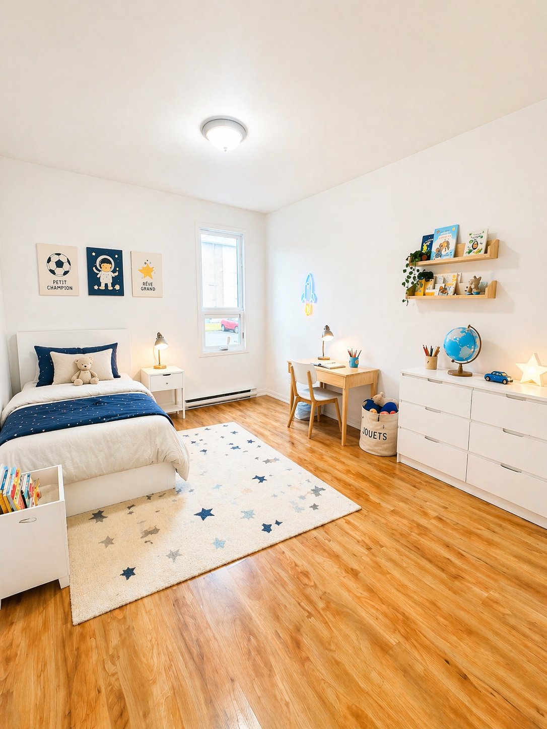 Bedroom - Virtually staged for visual purposes only.