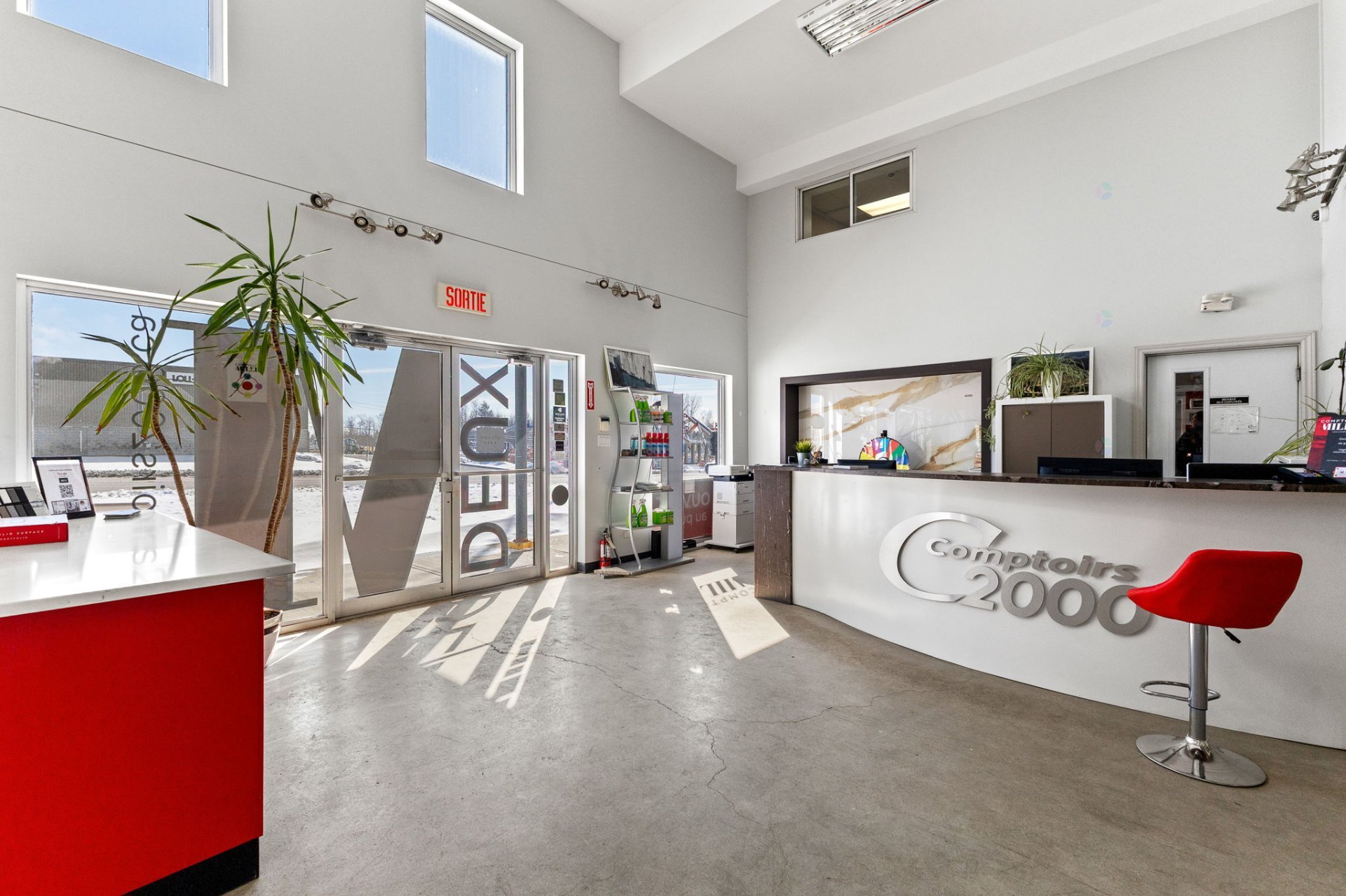 Reception area