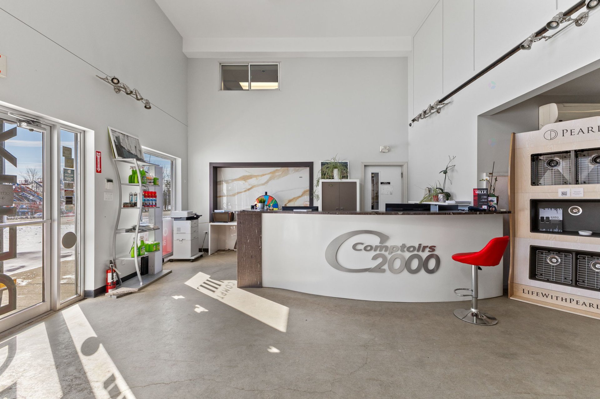 Reception area