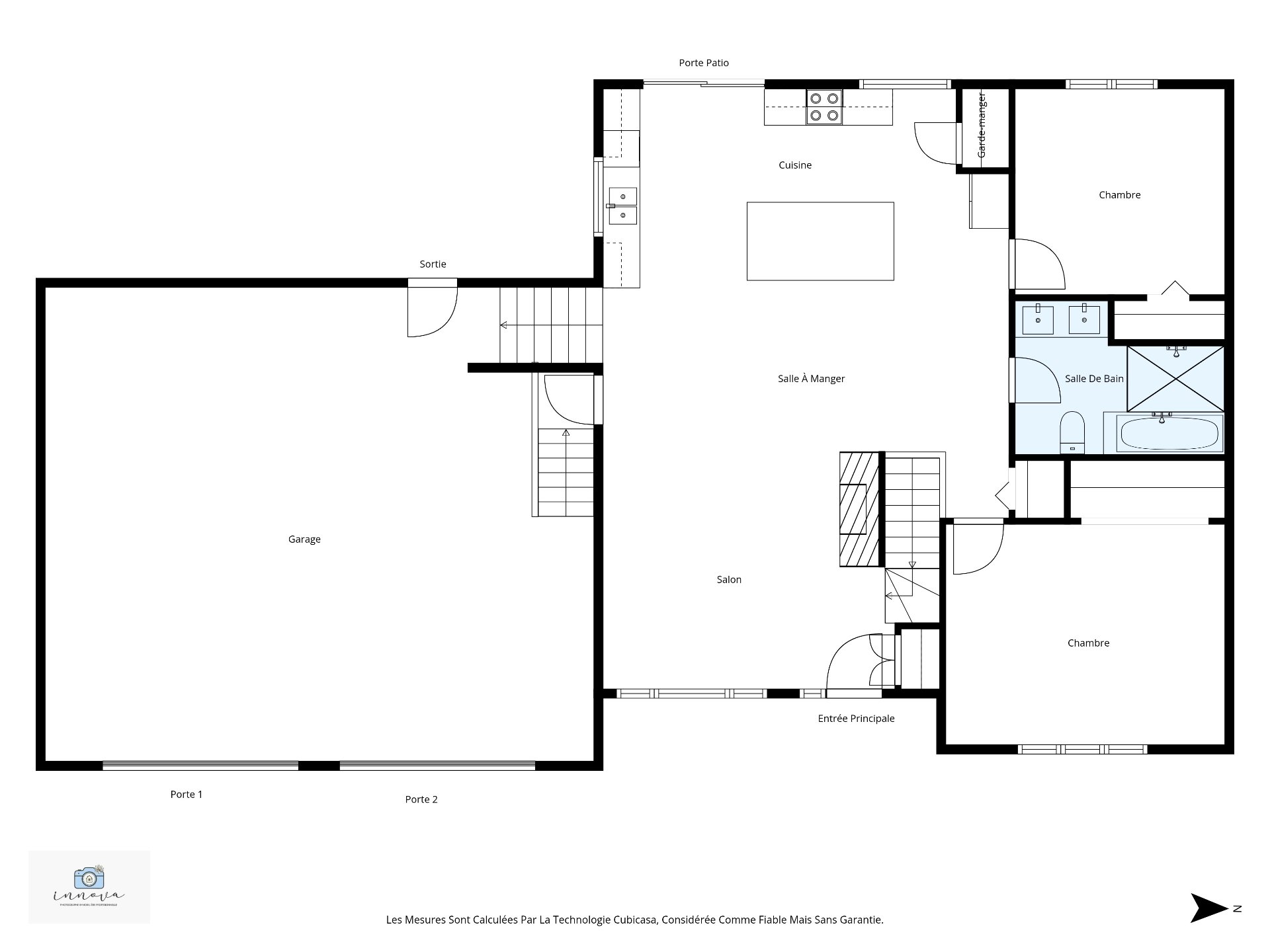 Plan (croquis) - rez-de-chaussé