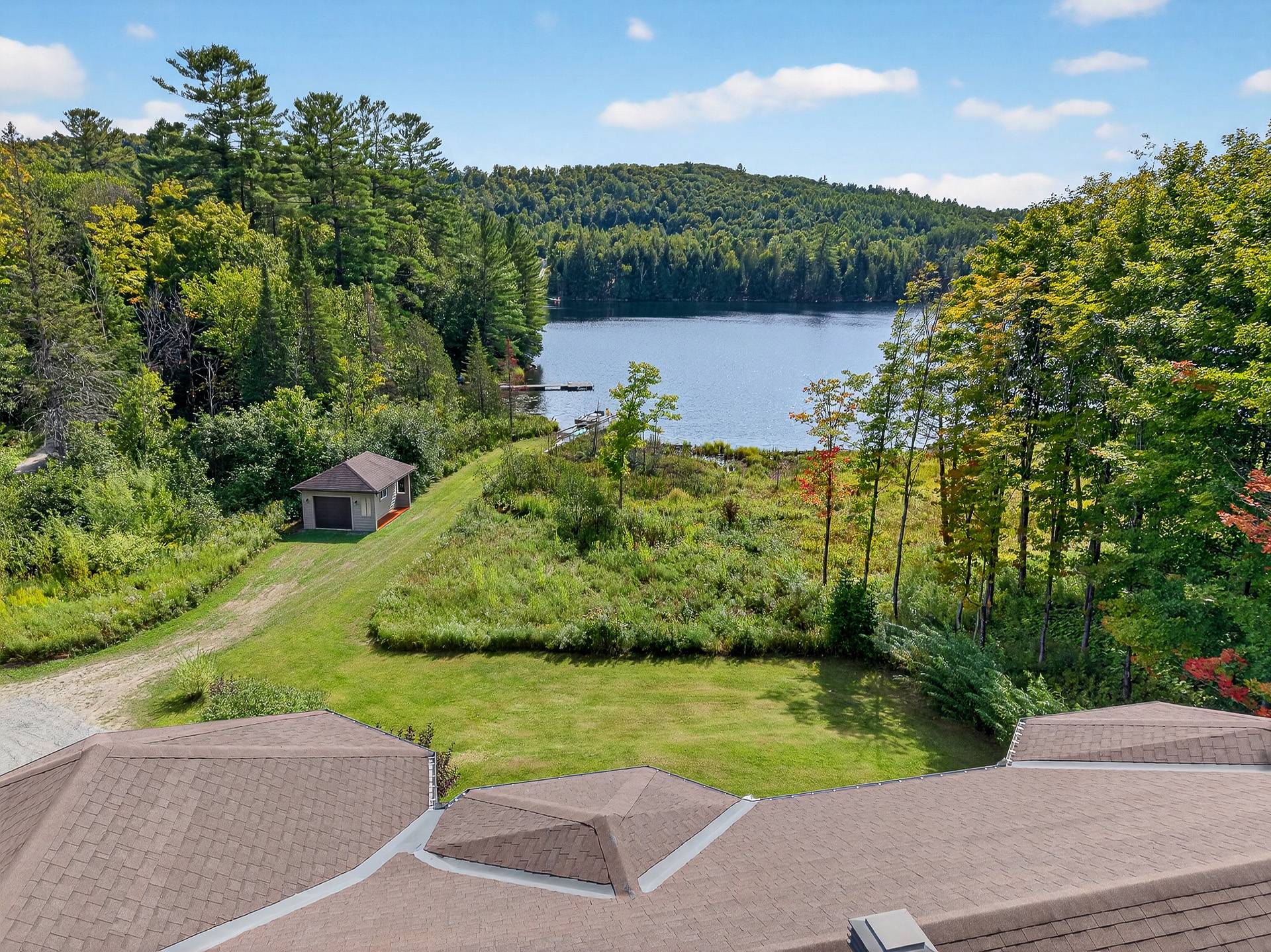 Vue sur l'eau - Lac Farrand